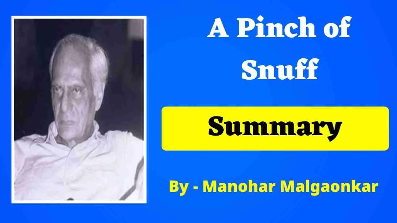 You are currently viewing A Pinch of Snuff Summary