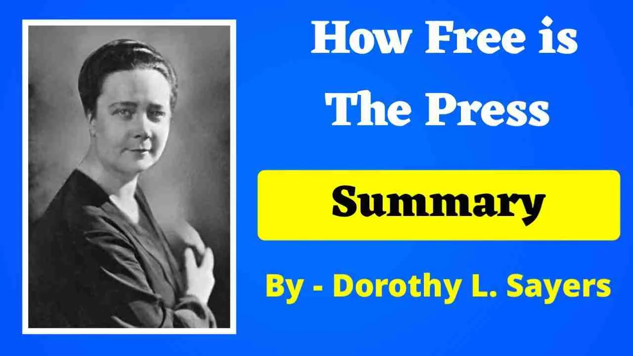 You are currently viewing How Free is the Press Summary